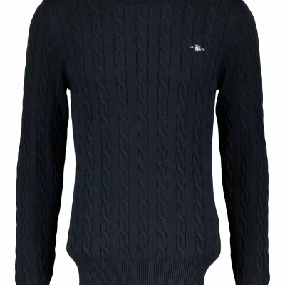 Cotton Cable C-Neck^Gant Fashion